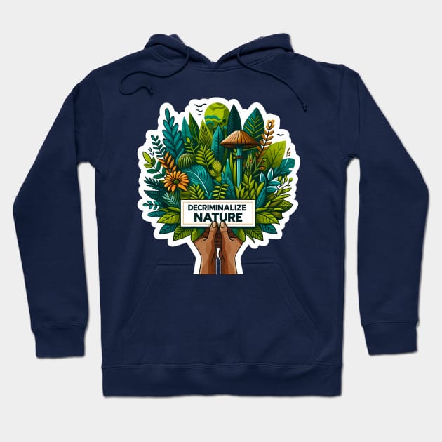 Embrace the Green Revolution Hoodie by STICKERSPRITZ